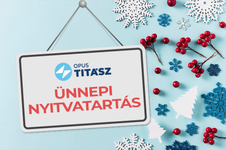 Ünnepi nyitvatartás